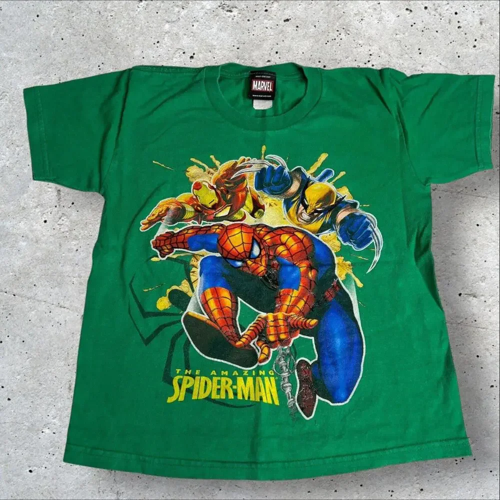 KIDS Marvel‎ Mad Engine Spiderman TShirt Size 7